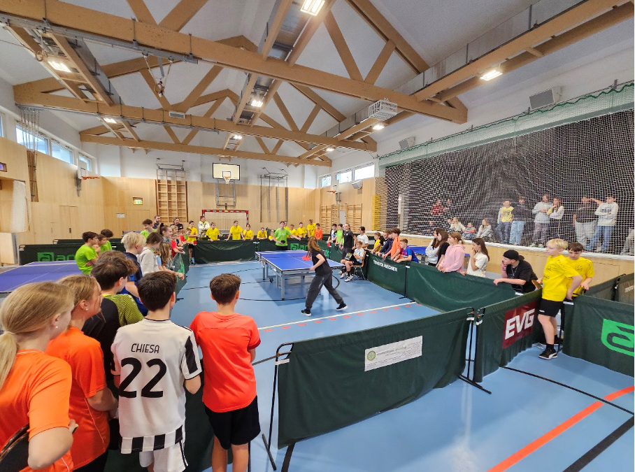 Tischtennis-Spektakel an der MS St. Stefan ob Stainz