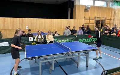 Tischtennis: Dreifach- und Doppelsieg für die MS St. Stefan ob Stainz